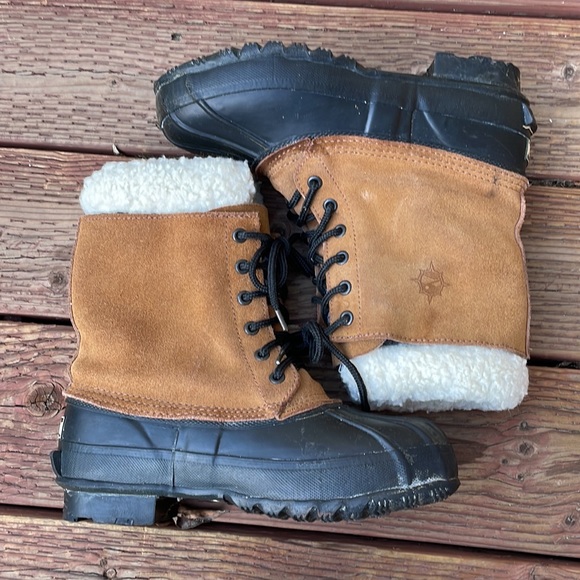 Ladies Duck Boots Winter Lace Up Size 9 Yukon Glacier - Picture 4 of 11